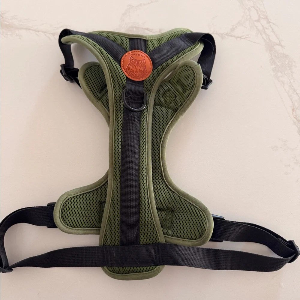 Wilderdog Dog Harness; Large; Olive; Like New Condition